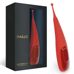 HALLO FOCUS POTENTE VIBRADOR TOUCH ROJO 3 1 GRATIS