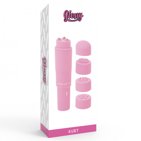 GLOSSY POCKET KURT MASAJEADOR ROSA