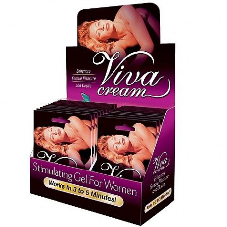VIVA CREAM CREMA DE LA EXCITACIoN FEMENINA 4ML DISPLAY 24UDS