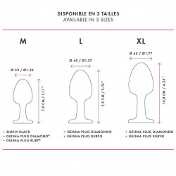 DORCEL PLUG DIAMOND SILICONA XL 108CM