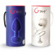 FUNTOYS GPLUG ANAL VIBRADOR RECARGABLE GRANDE AZUL CIELO 39CM