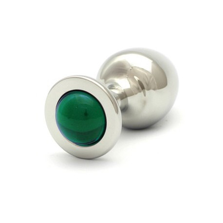 ROSEBUDS CRISTAL PLUG ACERO 43 X 25MM VERDE