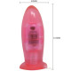 PLUG ANAL CON VIBRACION ROSA 116 X 4 CM
