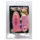 PLUG ANAL CON VIBRACION ROSA 116 X 4 CM