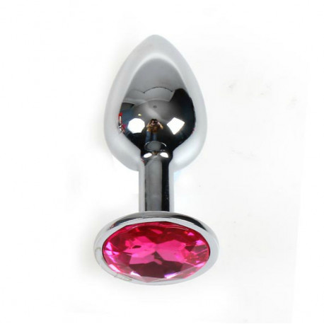 SECRETPLAY PLUG ANAL ALUMINIO FUCSIA 7CM