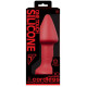 NMC ONE TOUCH PLUG ANAL SILICONE 2 ROJO