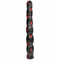 ALL BLACK ANAL DILDO 32CM