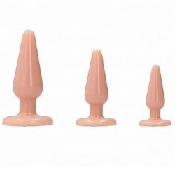 SHOTS ANAL KIT ENTRENAMIENTO NATURAL ANAL 3PCS