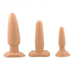SET DE PLUGS ANAL WHITE