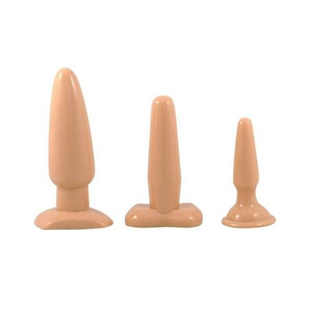 SET DE PLUGS ANAL WHITE