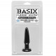 BASIX MINI PLUG ANAL DE GELATINA 9 CM NEGRO