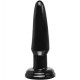 BASIX MINI PLUG ANAL DE GELATINA 9 CM NEGRO