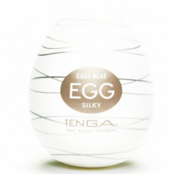 TENGA HUEVO MASTURBADOR MARRON SILKY