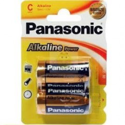 PANASONIC BRONZE PILA ALKALINA C LR14 BLISTER2