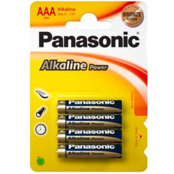 PANASONIC BRONZE PILA ALCALINA AAA LR03 BLISTER4