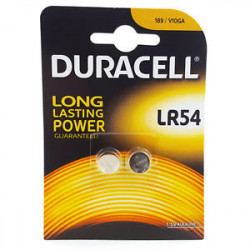 DURACELL PILA BOTON ALCALINA LR54 LR1130 AG10 15V BLISTER2