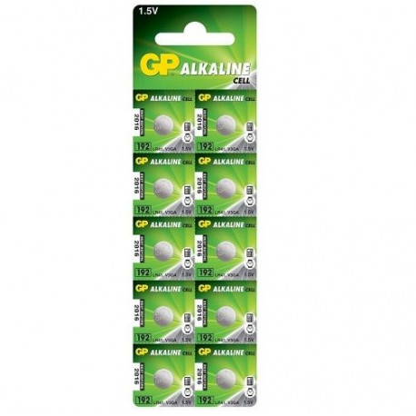 GP PILA ALCALINA 192 LR41 AG3 15V BLISTER10