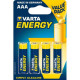 VARTA ENERGY PILA ALCALINA AAA LR03 BLISTER4