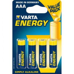 VARTA ENERGY PILA ALCALINA AAA LR03 BLISTER4