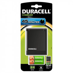 DURACELL CARGADOR RAPIDO 45MIN 2xAA 1700mAh 2xAAA 750mAh