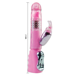 VIBRADOR PASSION OSCILADOR Y ROTADOR ROSA