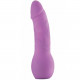 OUCH DELUXE ARNES CON DILDO SILICONA SUAVE LILA 255CM