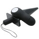 BAILE BUTT PLUG ANAL CON VIBRACION NEGRO
