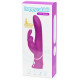 HAPPY RABBIT VIBRADOR CURVADO LILA