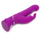 HAPPY RABBIT VIBRADOR CON BOLAS G SPOT LILA