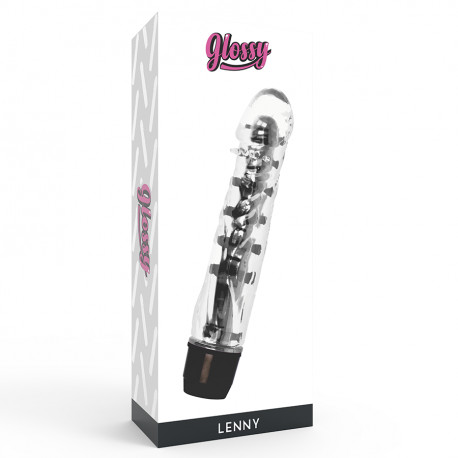 GLOSSY LENNY VIBRADOR NEGRO