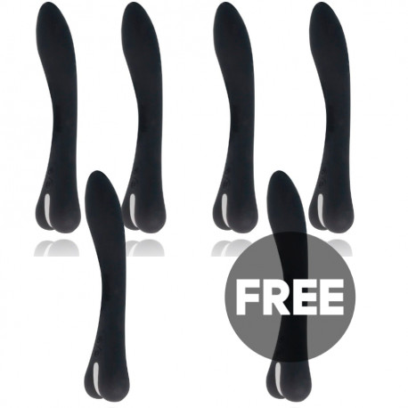 BRILLY GLAM RYAN VIBRADOR LUXE NEGRO 5 1 GRATIS