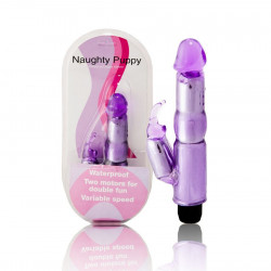 VIBRADOR C ESTIMULADOR LILA REGULABLE