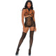 LEG AVENUE BODYSTOCKING DE ENCAJES T.U